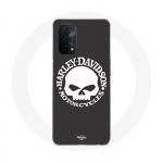 Coque pour Oppo A74 Harley Davidson Motors Tete de mort