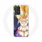 &Uuml;mbris Samsung Galaxy A52 Manga Dragon Ball Goku Yellow jaoks