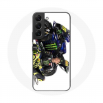 Valge taustaga &uuml;mbris Samsung Galaxy S21 FE Valentino Rossi Speed ​​​​driverile