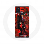 Coque pour Samsung Galaxy A21S Itachi Uchiwa Naruto Anime