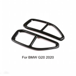 Auto pagasiruumi saba k&otilde;ri kaunistus raami katte v&auml;ljalasketoru trimmi kleebis Auto lisaseadmed BMW G20 G30 X3 G01 X5 G05 X7 G07 G11 jaoks For G20-Silver