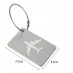 Uued moodsad pagasisildid Alumiiniumisulamist Naised Mehed Reisipagas Kohvri rihmad Pagasi nimi Sildi hoidik Reisitarvikud roheline