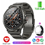 Uus 1,85-tolline ultra-HD nutikell, GPS-raja HD Bluetooth k&otilde;ne 710 mah suur aku 400+ valikuketas Silicone + steel