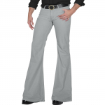 Meeste retro-disco laienevad p&uuml;ksid, lahtised venivad vintage-p&uuml;ksid, sobivad laienevad mugavad retro-stretch-Twill-meeste p&uuml;ksid S