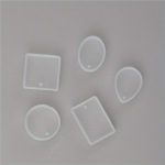 5 tk/komplekt ripatsiga silikoonvormi vaigu silikoonvorm k&auml;sitsi valmistatud t&ouml;&ouml;riista epoks&uuml;vaigu vormid 5pcs valge