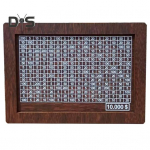 Puidust rahakast letimarkeri pliiatsiga hoiup&otilde;rsas raha sihtnumbritega M&uuml;ntide sularahakonteiner Raha s&auml;&auml;stmise v&auml;ljakutsetega karp lastele t&auml;iskasvanutele kingitus A helepruun v&auml;rv