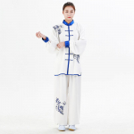 2 tk/komplekt Unisex n&ouml;&ouml;biga plekiga s&auml;rk lahti &uuml;hev&auml;rviline hiina traditsiooniline tai chi &uuml;likond kung fu kandma meeste riideid XS sinine