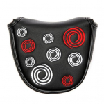 Magnetsulguriga golfikepi peakate Kunstnahast golfikepi peakate Tugev magnetiline golfikepi peakaitse Golfikepi kaitsetarvikud valge