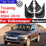 Valatud porilappide komplekt VW Touareg Mk1 2004-2010 Facelift porilappide pritsmekaitsed eesmised tagumised porilapid porilaudade poritiibade komplekt