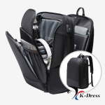 Laiendatav reisiseljakott meestele, sobib professionaalidele ja &uuml;li&otilde;pilastele must