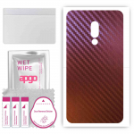 apgo skin sticker film foil vinyl for the BACK compatible with Meizu 16, scratch-resistant, easy to install - Carbon Chameleon CAKA5