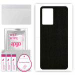 apgo Protective Skin Sticker for the back compatible with ZTE Blade V41 Smart, Wrap Film, Foil, Vinyl - Pattern Matrix