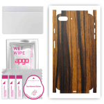 apgo Protective Skin Sticker for the back+sides compatible with Apple iPhone 7 Plus, Full Wrap Film, Foil, Vinyl - Pattern Tigerwood