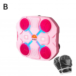 Laste Muusika Poksimasin Poksitreening L&ouml;&ouml;givarustus Bluetooth Poksimasin Seinakinnitus Lastele Adul Q2m9 Pink Basic