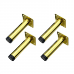 4 tk M&ouml;&ouml;blijalad Kohvilaua Jalad, Must ja Kuldne Metallist Kodu DIY Projektid Diivanijalg TV-kapi Jalg, Toolijalg, Ottomani Jalg 12CM