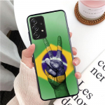 Brasiilia lipp Brasilien Flagge telefoni&uuml;mbris Samsung Galaxy A13 A22 A12 A32 A71 A11 A21S A33 A52 A72 A51 A50 A70 A31 M31 A22 5G