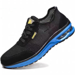 T&ouml;&ouml;stuslikud turvajalatsid t&ouml;&ouml;mehele Kingitus Hingavad t&ouml;&ouml;ohutus-tennised L&auml;bitorkekindlad t&ouml;&ouml;jalatsid terasest varbakaitsega Turvajalatsid 36