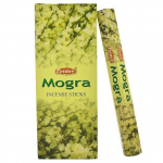 Tridev Agarbatti Mogra viirukipulgad | Hexa seeria | L&otilde;hn | P&uuml;hendunud | 6 Pkt * 20Gm Pooja/jumalateenistuse eest