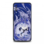 Genshin Impact Cartoon Logo telefoni&uuml;mbris Samsungile A12 A14 A32 A50 A70 A20E A20S A10S A22 A30 A40 A34 A54 A42 A52 5G A04s kate Samsung A32 5G