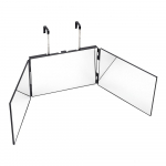 Kolmesuunaline peegel ise juuksel&otilde;ikamiseks 360&deg; peegel LED-valgustitega, kolmekordne isel&otilde;ikuse peegel, laetav reguleeritava k&otilde;rgusega