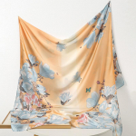 Liblikas lilleline simulatsioon siidist pikk siidist sall mitmek&uuml;lgne temperament r&otilde;ivad naiste sall 90-180cm