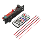 50 W DIY v&otilde;imendi Bluetooth MP3 dekoodri tahvel DC 12V juhtmevaba autoheli muusikapleier 6,5 mm mikrofon TF USB FM raadio mikrofoniga