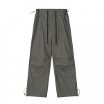 Kortsulised vabaaja sirgete s&auml;&auml;rtega t&ouml;&ouml;p&uuml;ksid meestele, laiad, &uuml;hev&auml;rvilised, &otilde;hukesed, sportlikud, n&ouml;&ouml;riga, s&auml;&auml;reotsast seotavad pikad p&uuml;ksid XL hall