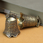 Messingist Prajna Paomo Heart Sutra kraan Pronkskella ripats Auto v&otilde;tmehoidja ripatsikott Aksessuaarid Kingitused 1pc