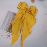 1 tk v&ouml;&ouml;ririba juukseklamber naistele Bowknot barrettes t&uuml;drukutele, tahke plekk vedru hobusesaba klamber Peapael Juuksetarvikud Peakatted Kingitus