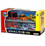 Tayo Mini Carrier, Korea m&auml;nguasjad Little Bus Friends Set(6cars)