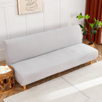 Stretch Futon Slipcover K&auml;etugedeta diivanikate M&ouml;&ouml;blikaitse Ilma k&auml;etugedeta Pehme elastse p&otilde;hjaga kaitsekate lastele, Spandex Jacquard L160-185cmX W100CM