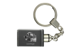 Leonberger - Crystal key ring with dog photo, illuminated key ring, unique gift by Art-Dog brand