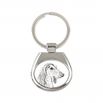 Saluki, Persian Greyhound, Arabian hound, Gazelle hound I - keychain with a dog, keychain with a print, personalized pendant from the Art-Dog brand