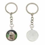 Afghan Hound, Tazi - keychain in a box, own photo, keychain pendant from Art-Dog brand
