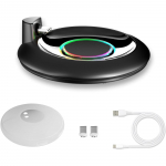 2 IN1 magnetiline laadimisalus ja silikoonist kaitsekate Pok&eacute;mon GO Plus+ laadimishoidik koos USB-t&uuml;&uuml;pi C laadimiskaabli ja RGB indikaatoritega Package:10.5*3.5*13cm must/valge