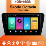 Android Carplay autoraadio Skoda Octavia 2014-2020 multimeediumipleieri peakomplekti stereo-GPS-i navigatsioonis&uuml;steemi jaoks BT WIFI 2+32GB 1+16GB