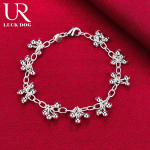 925 Sterling Silver Smooth Bright Bead Ball Chain K&auml;ev&otilde;ru Ehted 20CM