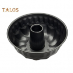 9,5-tolline mittenakkuv koogipann, kurvtoruga &uuml;mmargune k&uuml;psetuspann naelkookide jaoks juustukoogid tarretised želatiinid, kergesti eemaldatava kattega, vastupidavad k&uuml;psetusn&otilde;ud must