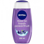 NIVEA Fresh Power Fruit 250ml kehapesuvahend| Du&scaron;igeel t&otilde;eliste puuviljaekstraktidega| Suvine v&auml;rske nahk | Mikroplastivaba | Puhas, terve ja niisutatud nahk