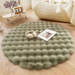 &Uuml;mar Mullvillane Vaip Lihtne &Uuml;hev&auml;rviline Kohev Pehme Mugav Lihtne Puhastada Kohev Soe Armas Sise Dekoratiivvaibad 180*180cm