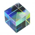 Prisma kuubik p&auml;ikesep&uuml;&uuml;dja, optiline v&auml;rvidispersiooni kuubik, kaasaskantav kunstvalge kristallkuubiku prisma kaleidoskoopilise meelelahutuse jaoks S