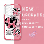 P&otilde;rutuskindel Joonisfilm Astronaut Kristall&uuml;mbris T&auml;ielik Katvus Kaamera Kaitse L&auml;bipaistev Pehme Telefoni&uuml;mbris Samsungile Samsung S21 Ultra 5G