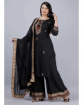India naiste disainer Kurta Palazzo Dupatta komplekt Bollywoodi top-tuunika Kurti Salwari &uuml;likonnakleit S must