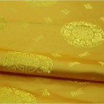 100x75cm Lilleline Stiil Damask Siid Satiin Brokaat Žakaar Kanga Kost&uuml;&uuml;m Polster M&ouml;&ouml;bel Kardin R&otilde;ivaste Materjal 100x75cm brown