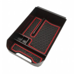 Toyota RAV4 XA50 2019 2020 2024 2024 2024 2024 ABS-i auto keskse k&auml;etoe hoiukasti keskkonsooli jaoks flokeeriv organiseerimisalus must