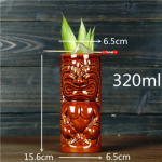 400ml Tiki Kruusid Kokteiliklaas &Otilde;lle Veinikruus Keraamilised Tiki Kruusid Kunst K&auml;sit&ouml;&ouml; Loovad Hawaii Kruusid send as picture