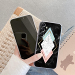 Lillemarmorist pehme l&auml;bipaistev silikoon&uuml;mbris Xiaomi Redmi Note 13 14T 15 Samsung A55 A35 M35 S24 iPhone Huawei Honor kaamera kaitsev p&otilde;rutuskindel kate Samsung Galaxy S20