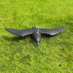 Realistlikud 3D Plastikust Loomade Figuurid Realistlik Plastikust Varesed Aialipp Kodu Linnufiguur Varese Peibutised Vareste Meelitamiseks must