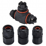 Veekindel pistik, 3 kontaktiga, elektrijuhtme klemm, kiir&uuml;hendusadapter 250 V 16 A TL20