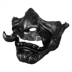 Samurai mask Jaapani mask, Realistlik 3D rekvisiit Vaik Hirmutav pea Pooln&auml;gu Etendusteks